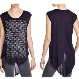 Haute Hippie Oversized “I Want It” Tee